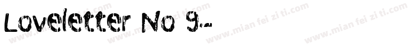 Loveletter No 9字体转换